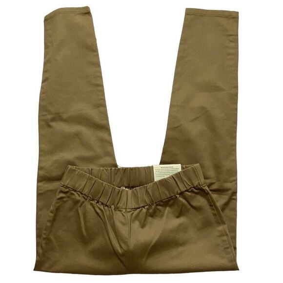 Soft Surroundings Metro Pants Womens M Elastic Waist Shapes Slim Khaki Pull On - Picture 4 of 11